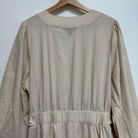 Banana Republic Factory Tiered Surplice Mini Dress Women XXL V-Neck Balloon Slee - Picture 8 of 13